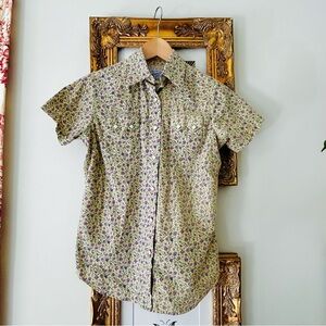 Vintage 80s Rockmount Ranchwear Floral Western Shirt